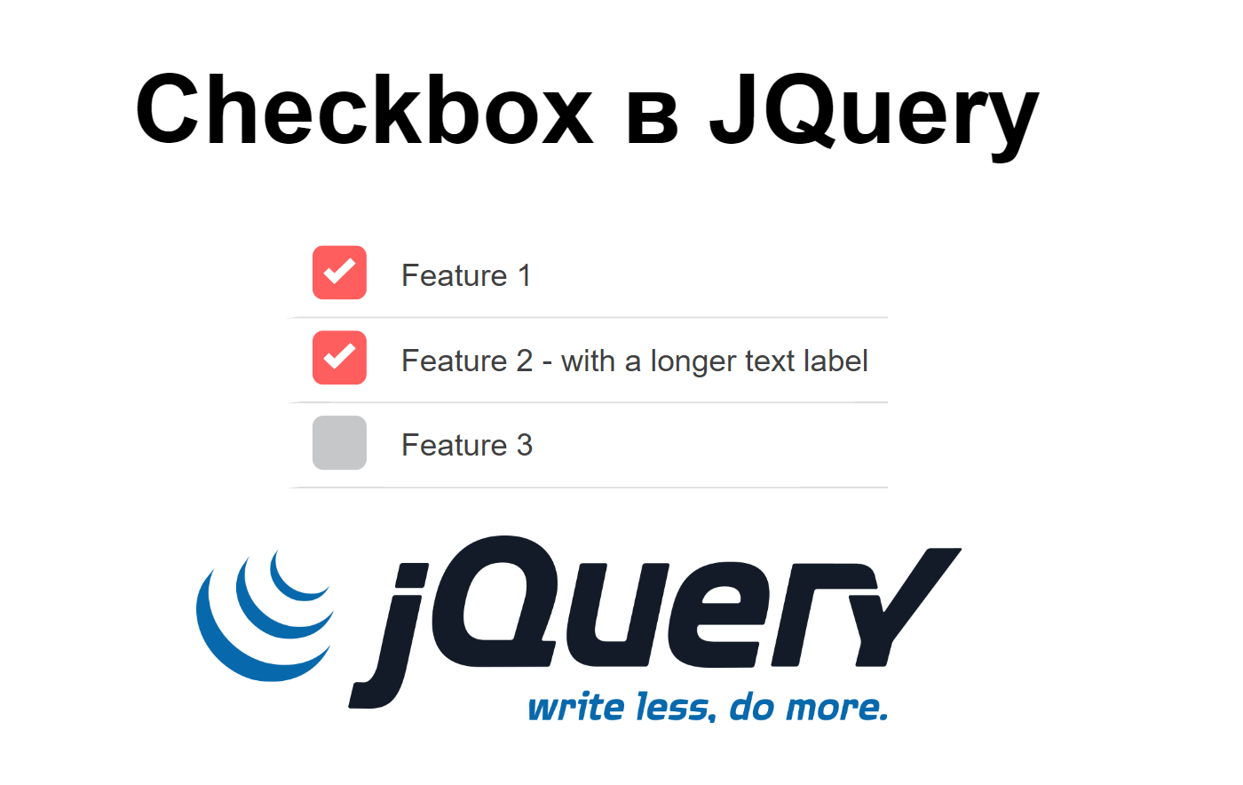 checkbox - jquery examples